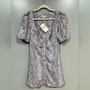 NWT Et Clet Lavender Fields Mini Sun Dress